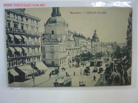 Postales: MADRID Calle de Alcala - Foto 1