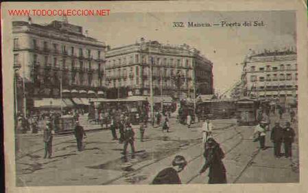 Postales: MADRID, PUERTA DEL SOL - Foto 1