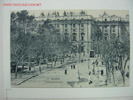 Postales: MADRID PLAZA DE ORIENTE - Foto 1