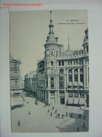 Postales: MADRID CARRERA DE SAN JERONIMO - Foto 1