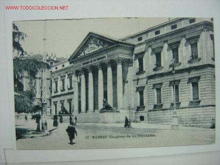 Postales: MADRID CONGRESO DE LOS DIPUTADOS - Foto 1