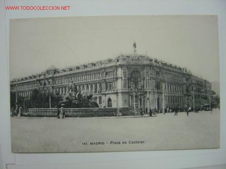 Postales: MADRID PLAZA DE CASTELAR - Foto 1