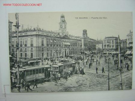 Postales: MADRID PUERTA DEL SOL - Foto 1