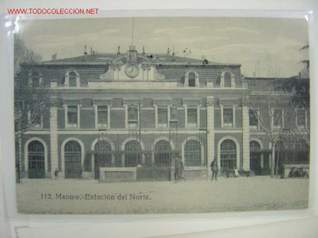 Postales: MADRID ESTACION DEL NORTE - Foto 1