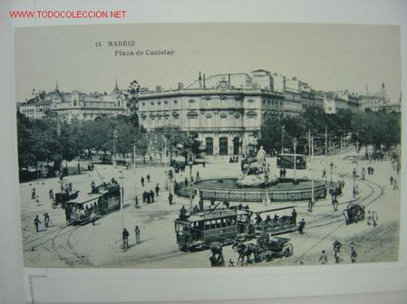 Postales: MADRID PLAZA DE CASTELAR - Foto 1