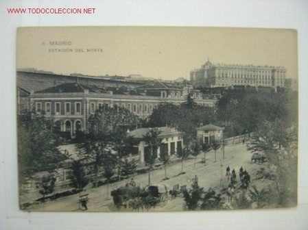 Postales: MADRID ESTACION DEL NORTE - Foto 1