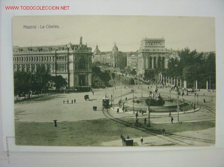 Postales: MADRID LA CIBELES - Foto 1