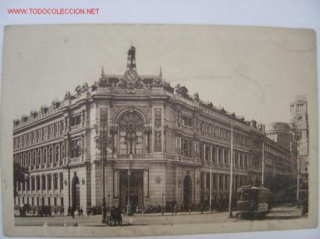 Postales: MADRID BANCO DE ESPA&Ntilde;A - Foto 1