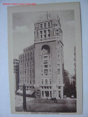 Postales: MADRID PALACIO DE LA PRENSA - Foto 1