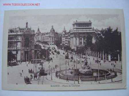 Postales: MADRID PLAZA DE CASTELAR - Foto 1