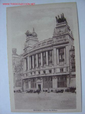 Postales: MADRID BANCO DE BILBAO - Foto 1