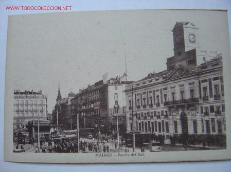 Postales: MADRID PUERTA DEL SOL - Foto 1