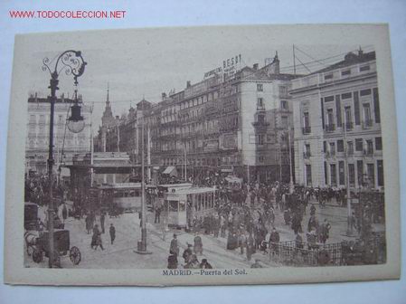 Postales: MADRID PUERTA DEL SOL - Foto 1