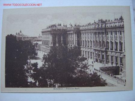 Postales: MADRID PALACIO REAL - Foto 1