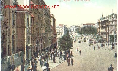 Postales: CALLE DE ALCALA. MADRID 10 - Foto 1
