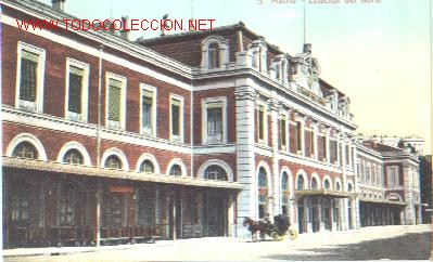 Postales: ESTACI&Oacute;N DEL NORTE. MADRID 21 - Foto 1