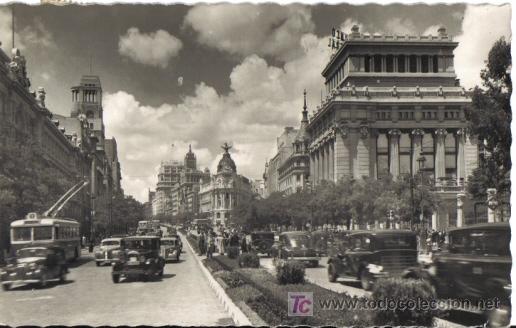 Postales: MADRID, CALLE DE ALCALA - Foto 1