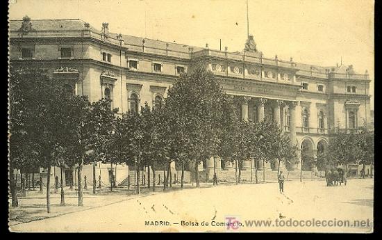 Postales: TARJETA POSTAL DE MADRID. -BOLSA DE COMERCIO - Foto 1