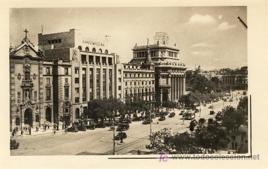 A0222 Madrid Calle Alcala Banco Vizcaya Coche Comprar Postales De Madrid En Todocoleccion