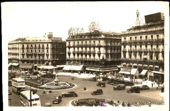 Postales: MADRID : PUERTA DEL SOL - Foto 1