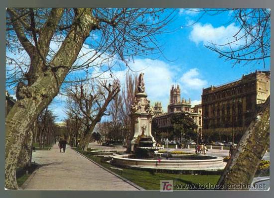 Postales: Madrid - Paseo del Prado - / Impresa en 1968 - Foto 1