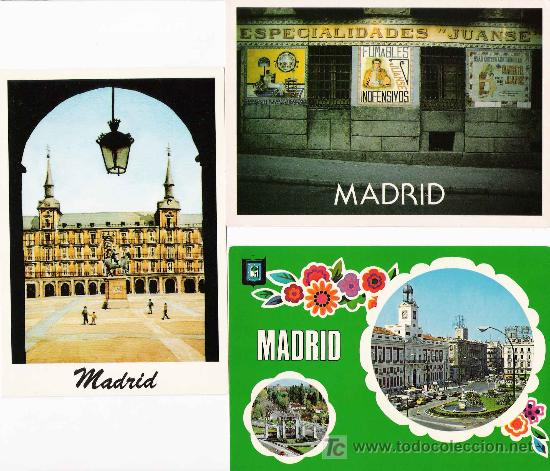 Postales: 3 postales Madrid - Foto 1