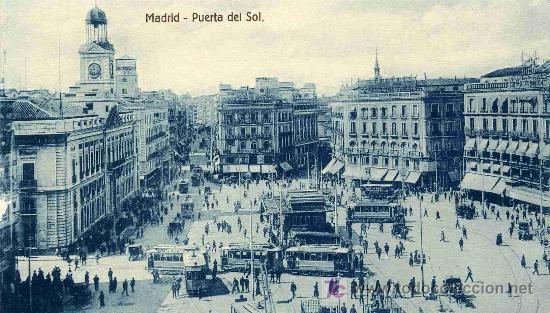 Postales: POSTAL DE MADRID PUERTA DEL SOL - Foto 1