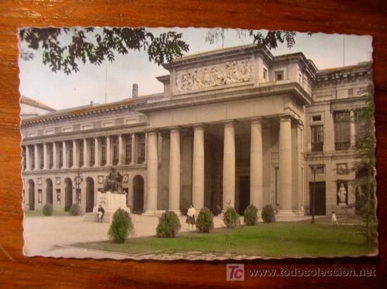 Postales: Madrid. Museo del Prado. Portada principal. - Foto 1