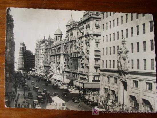 Postales: Madrid. Avenida Jose Antonio. - Foto 1