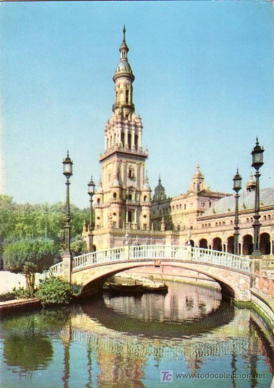 Postales: SEVILLA - PLAZA DE ESPA&Ntilde;A - Foto 1