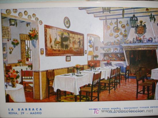 Postales: LA BARRACA,RESTAURANT,MADRID - Foto 1