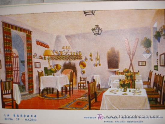 Postales: LA BARRACA,RESTAURANT,MADRID - Foto 1