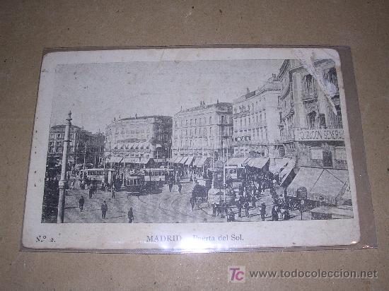 Postales: N&ordm;2 MADRID  PUERTA DEL SOL - Foto 1