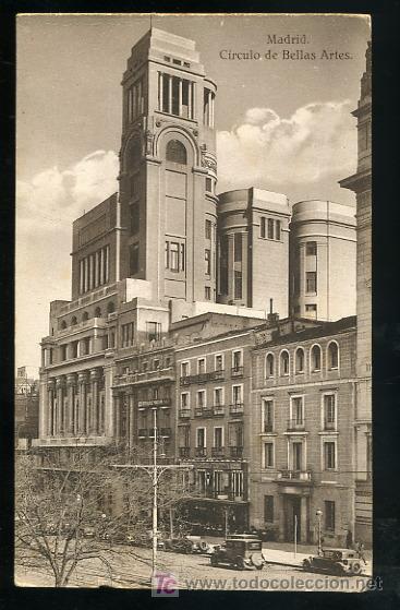 Postales: TARJETA POSTAL MADRID, CIRCULO DE BELLAS ARTES - Foto 1
