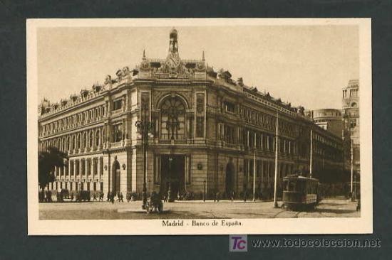 Postales: Madrid. *Banco de Espa&ntilde;a* Sin datos editor. Nueva. - Foto 1