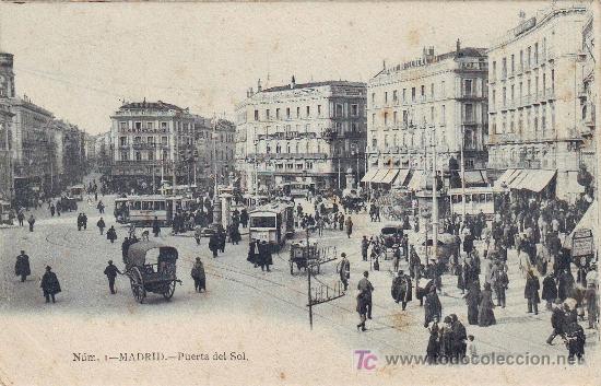 Postales: POSTAL MADRID Puerta del Sol - Foto 1