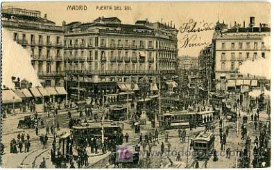 Postales: MADRID,   PUERTA DEL SOL,                        P14000 - Foto 1