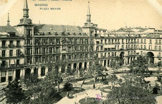 Postkarten: HAUSER Y MENET n&ordm; 193.- MADRID.-  PLAZA MAYOR