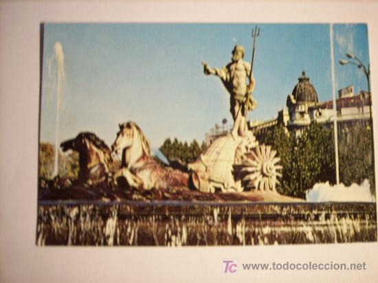 Postales: MADRID / FUENTE DE NEPTUNO***SIN CIRCULAR - Foto 1