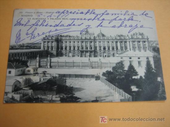 Postales: LA LAMUDENA Y PALACIO REAL - Foto 1