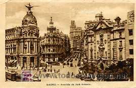 Postales: POSTAL DE MADRID, AVD&ordf; JOSE ANTONIO - Foto 1