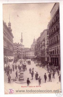 Postales: POSTAL DE MADRID - CALLE DE SEVILLA - Foto 1