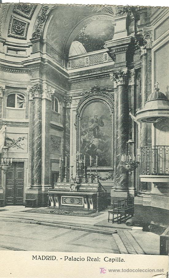 Postales: MADRID. PALACIO REAL. CAPILLA. - Foto 1