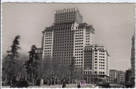 Postales: 77 -  MADRID -  EDIFICIO DE LA PLAZA DE ESPA&Ntilde;A - Foto 1