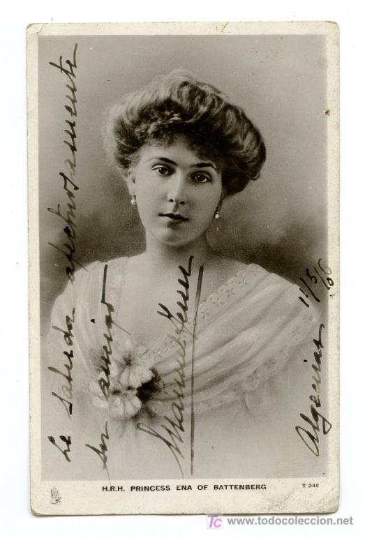 Postales: PRINCESA Ena de Battenberg. T.345. F: R. Tuck. 1905