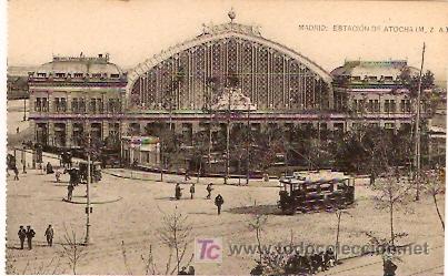 Postales: POSTAL MADRID ESTACION DE ATOCHA - Foto 1