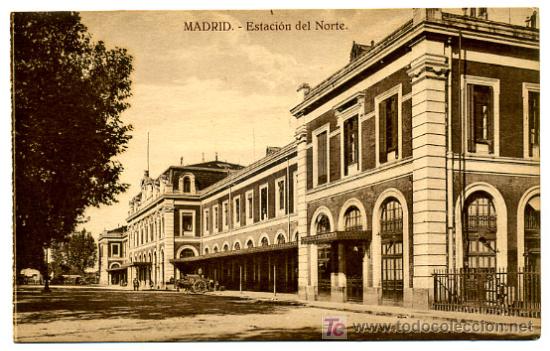 Postales: MADRID ,  ESTACION DEL NORTE   , P21167 - Foto 1