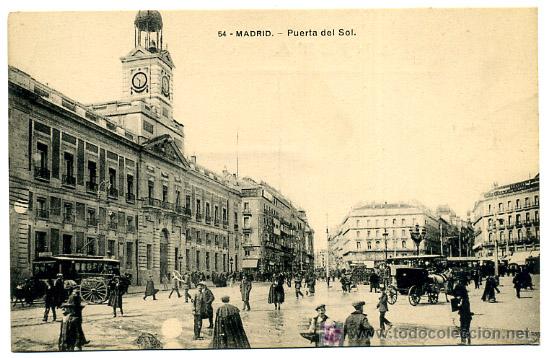 Postales: MADRID , PUERTA DEL SOL,  LACOSTE,            P19492 - Foto 1