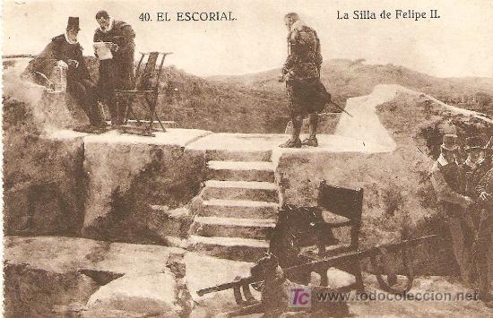 Postales: EL ESCORIAL, LA SILLA DE FELIPE II - GRAFOS N&ordm; 40