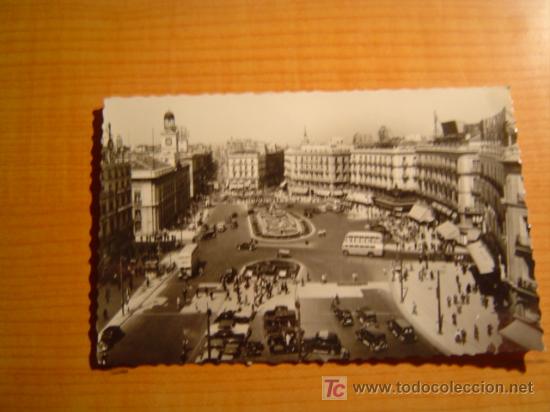 Postales: TARJETA POSTAL MADRID PUERTA DEL SOL - Foto 1